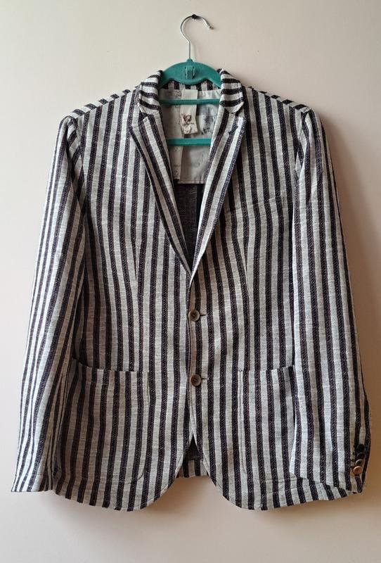 Uomo Carl Gross Blazer Grigio Viscosa 46