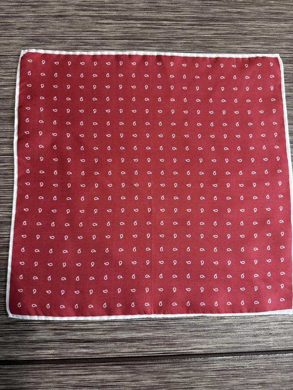 Homme Hackett Écharpe Rouge Soie