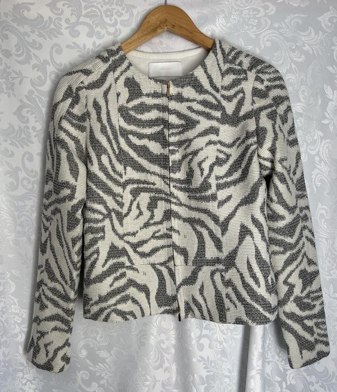 Donna Hugo Boss Giacca Bianca Jacquard M