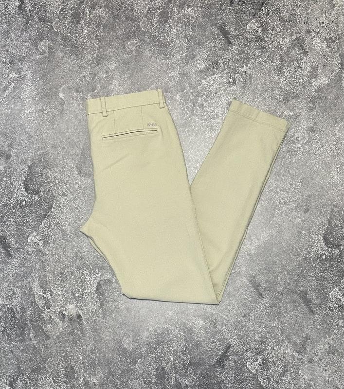 Men Boss Trousers Beige 30