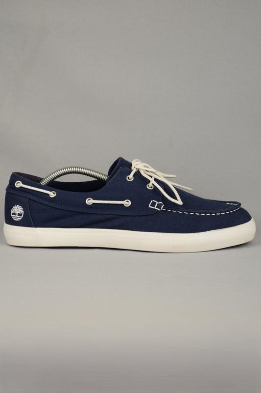 Uomo Timberland Mocassini Blu Tessuto 44