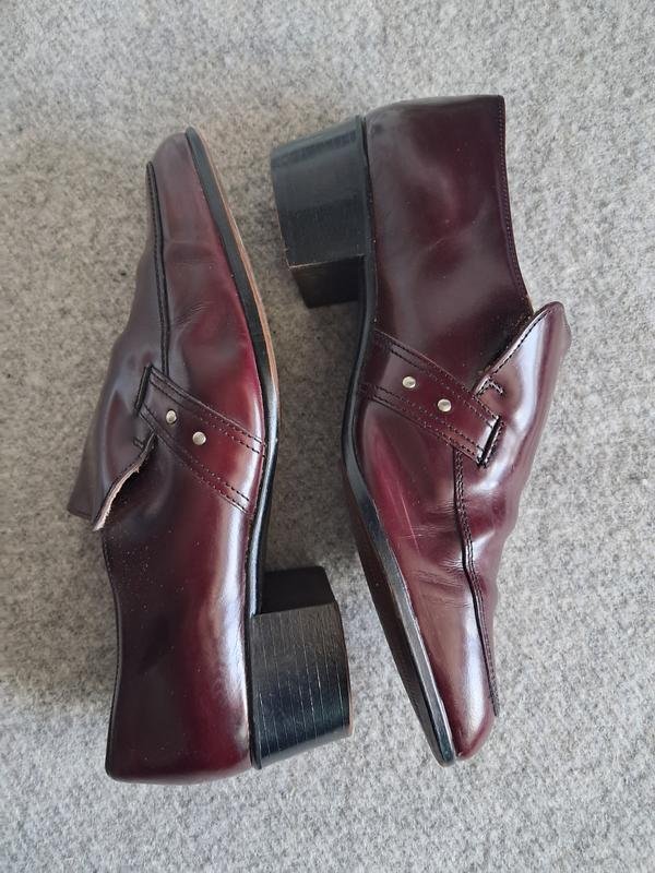 Damen Robert Clergerie Slipper Burgunder Leder 42