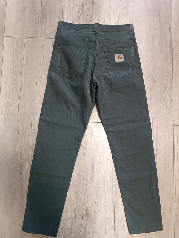 Homme Carhartt WIP Jeans Vert Velours XS