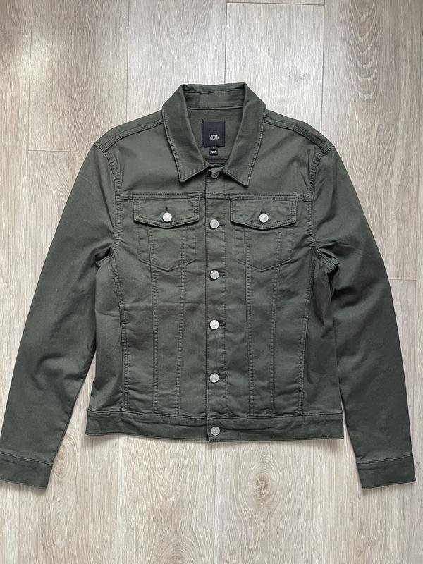 Homme River Island Veste Kaki Denim M