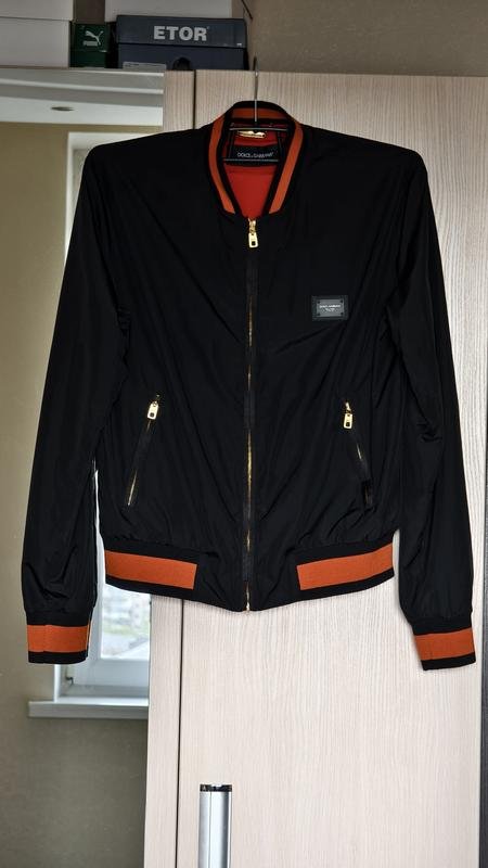 Herren Dolce & Gabbana Jacke Schwarz Polyester 46