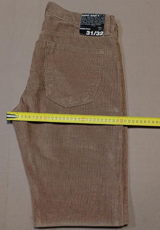 Homme GAP Jeans Gris Velours 31