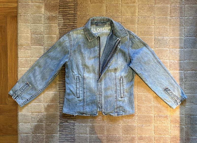 Donna Closed Giacca Blu Denim L