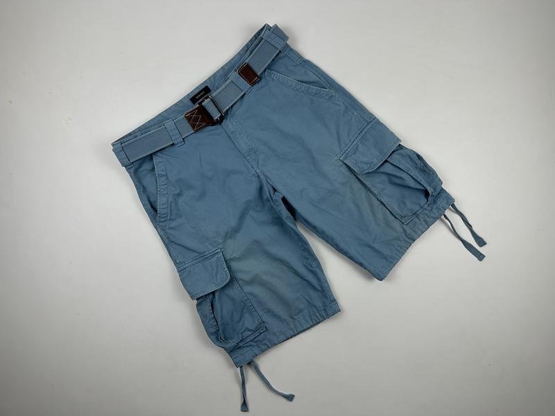 Homme Gant Shorts Bleu Marine Coton 33