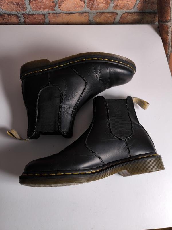 Uomo Dr. Martens Stivali Neri Pelle 44
