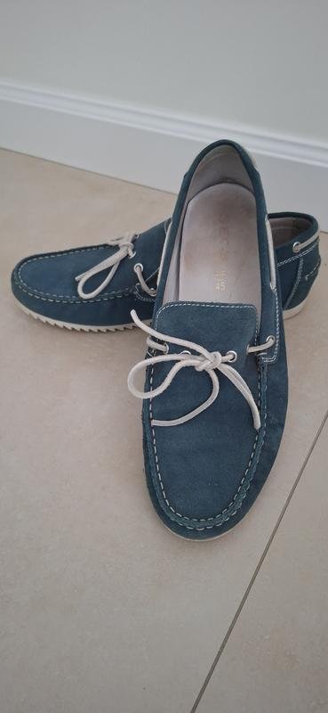 Homme Gant Mocassins Bleu Marine 45