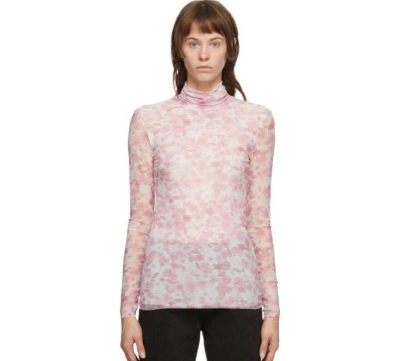 Women Ganni Turtleneck Pink S