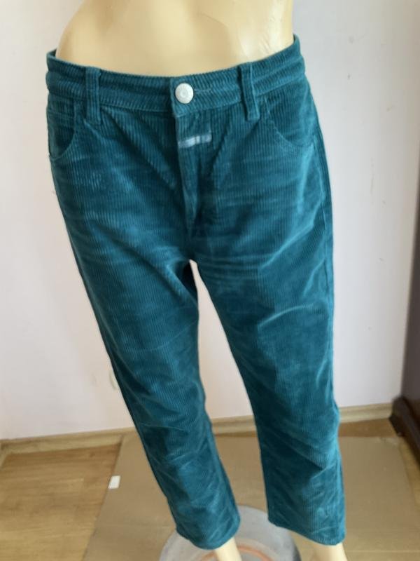 Donna Closed Pantaloni Turchese Velluto 38