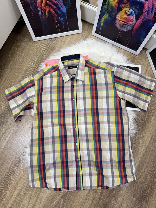 Uomo Cerruti Camicia Multicolore XXL