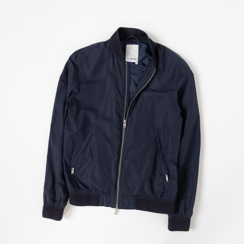 Men J.Lindeberg Jacket Navy Nylon S