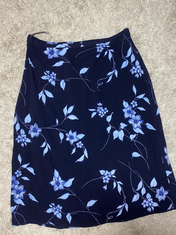 Femme Etam Jupe Bleu Marine Viscose 4XL