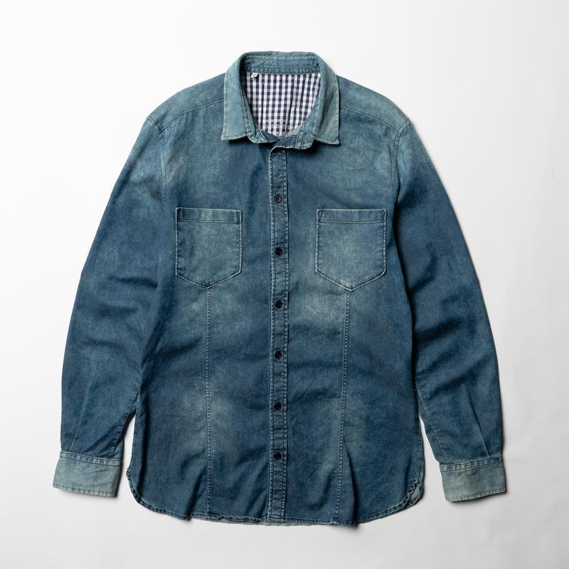 Herren Dolce & Gabbana Hemd Marineblau Denim M