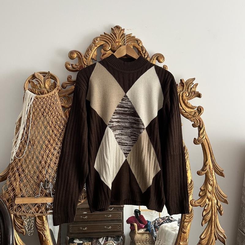 Homme Moschino Pull Marron  M