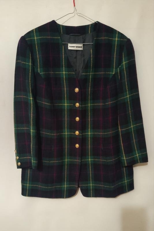 Donna Gerry Weber Blazer Verde Lana 42