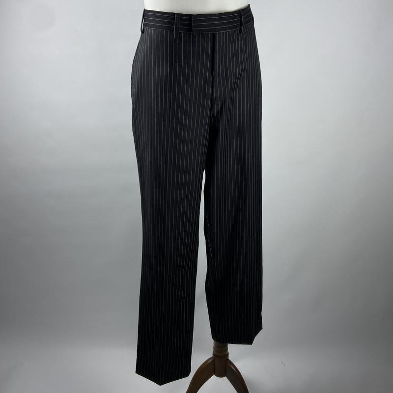 Homme Next Pantalon Noir Laine L