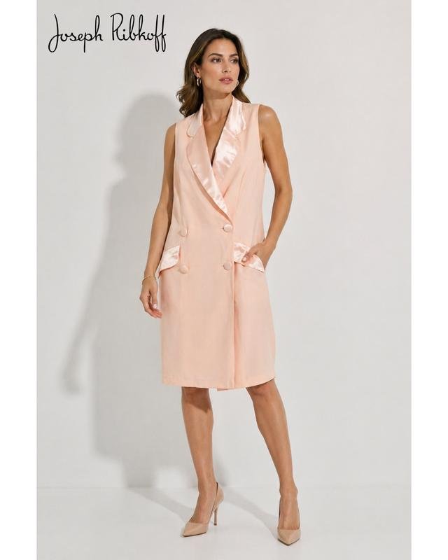 Femme Joseph Ribkoff Robe Pêche Viscose L