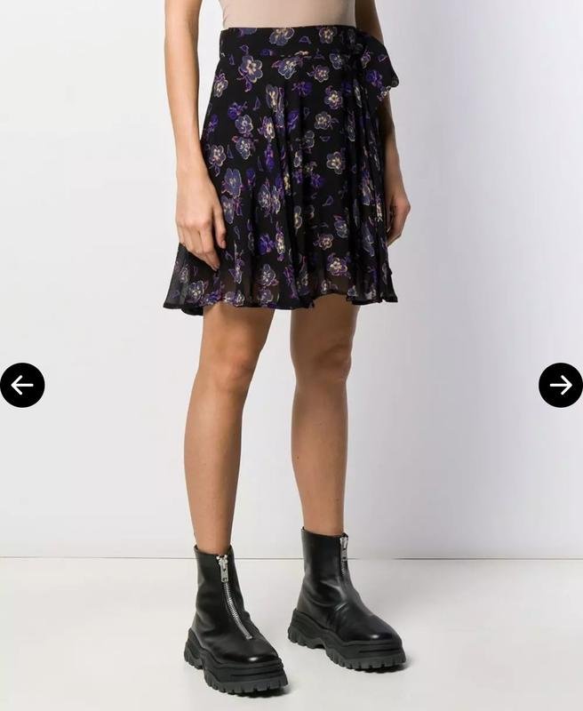 Women Ganni Skirt Black Viscose S