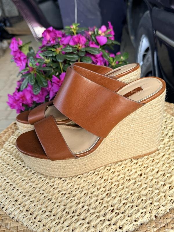 Women ZARA Heels Brown 36