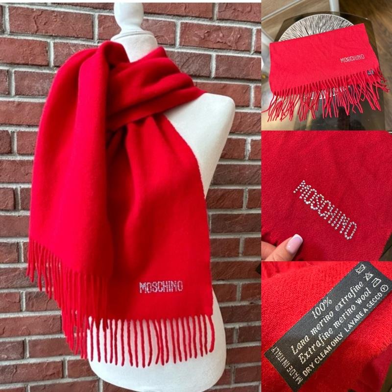 Écharpe Moschino Rouge