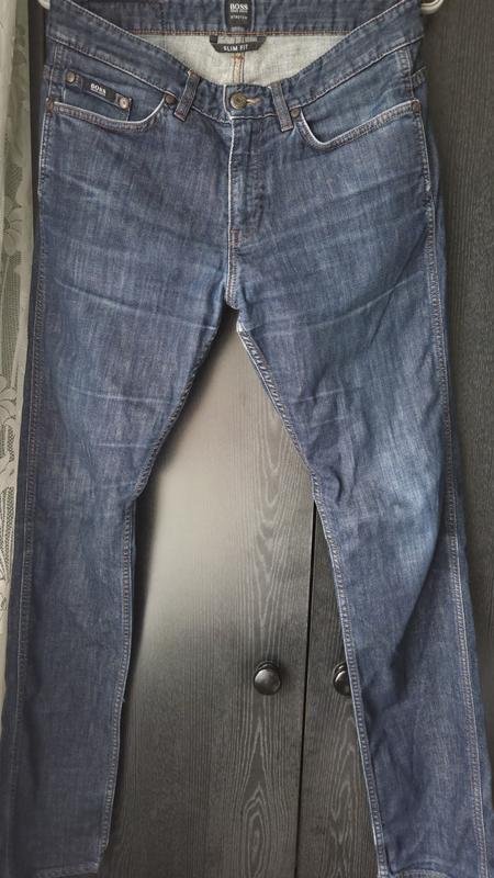 Herren Hugo Boss Jeans Marineblau Denim 32