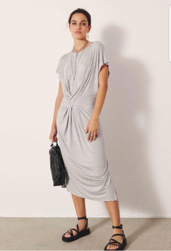 Donna Ba&sh Abito Grigio Maglia M