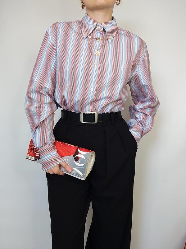 Women Carolina Herrera Shirt Red M-L