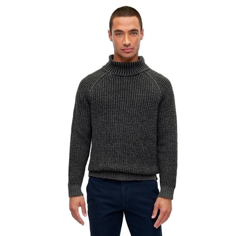 Herren Hugo Boss Pullover Grau Baumwolle L