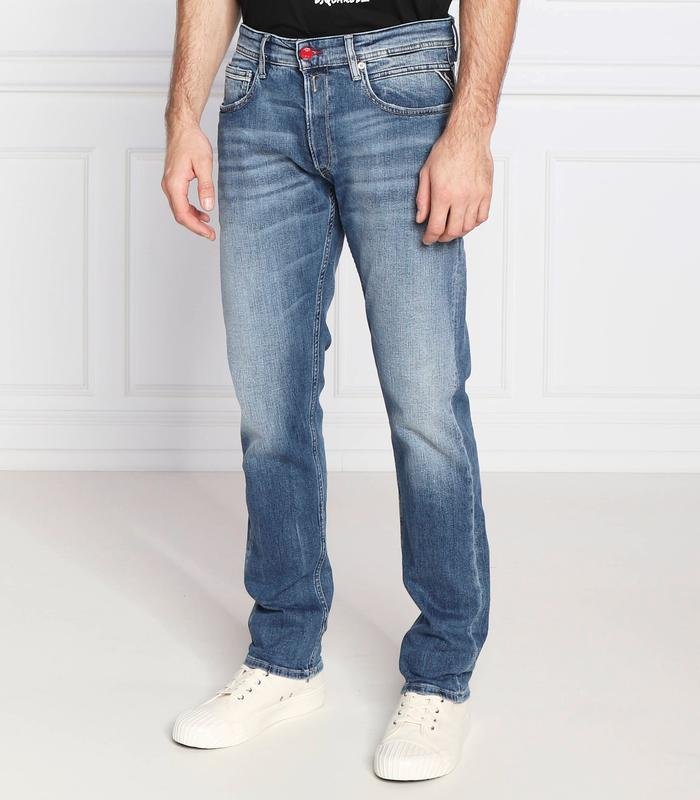 Herren Hugo Boss Jeans Marineblau Baumwolle 32