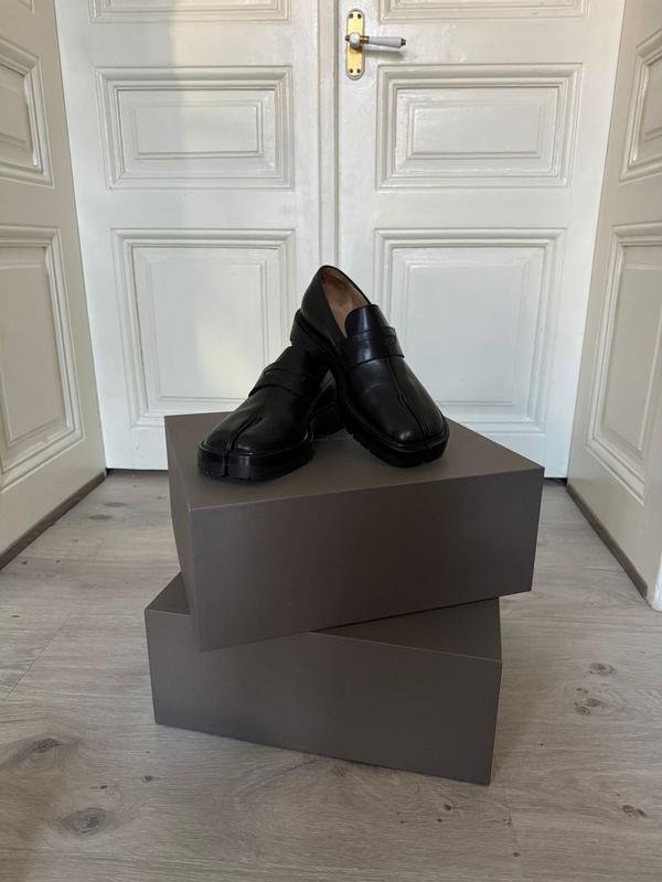 Femme Maison Margiela Bottes Noir Cuir 41