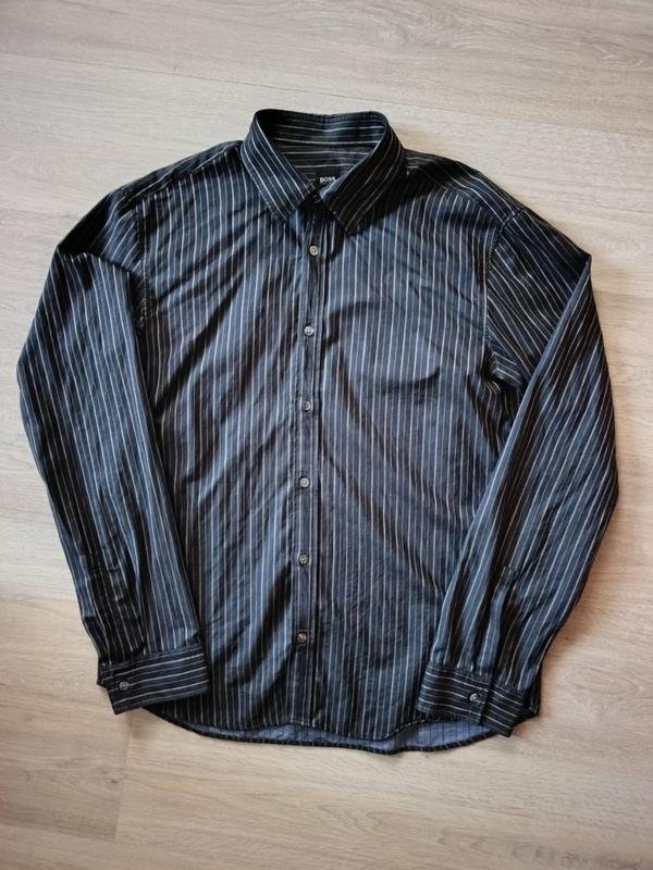 Herren Hugo Boss Hemd Mehrfarbig Baumwolle L
