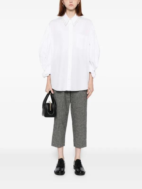 Damen Comme des Garçons Hose Weiß Baumwolle M