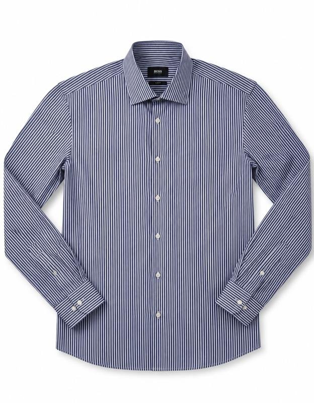 Herren Hugo Boss Hemd Weiß Baumwolle XXL