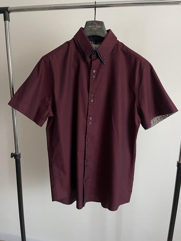 Homme Next Chemise Bourgogne Coton XL