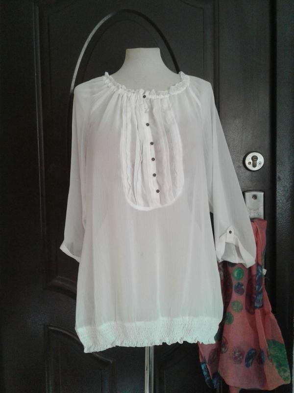 Damen Mulberry Bluse Weiß 42 / XL / 50
