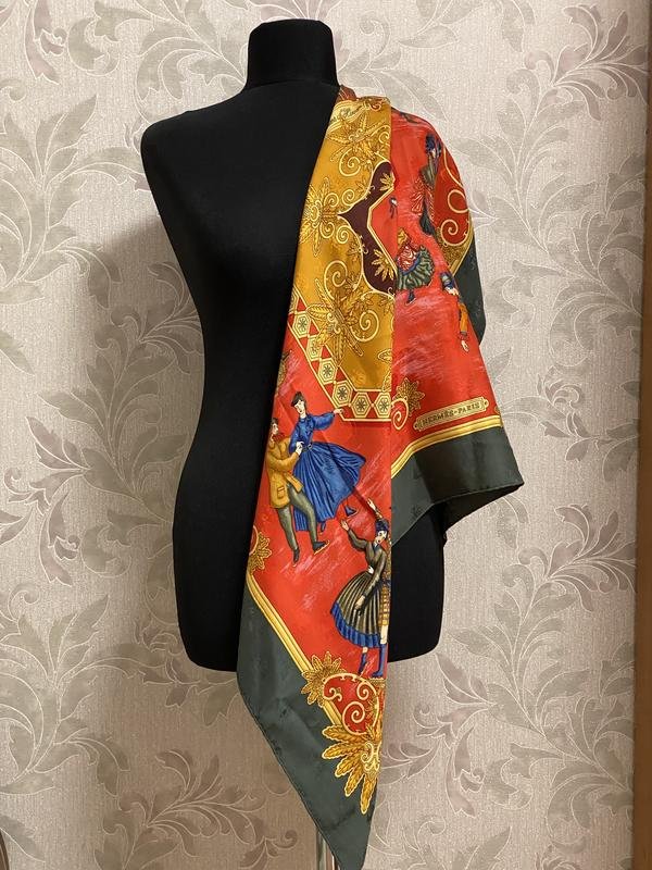 Donna Hermes Sciarpa Multicolore Sete