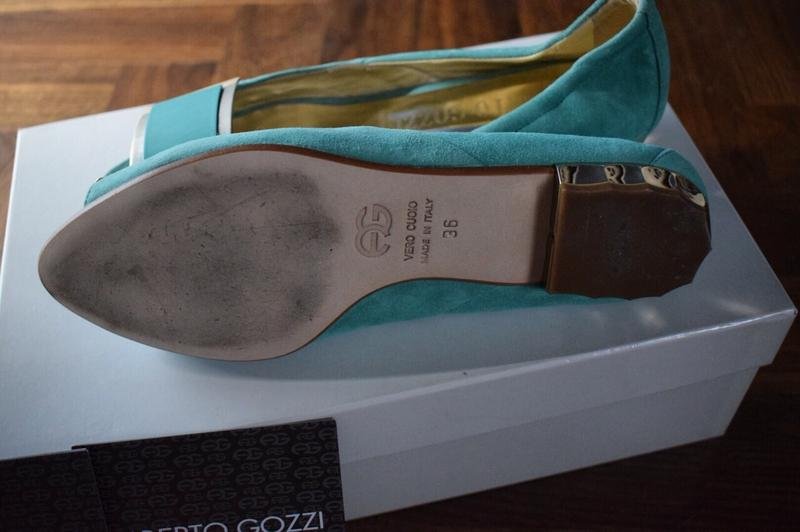 Женские Alberto Guardiani Туфли Бирюзовые Замша 36