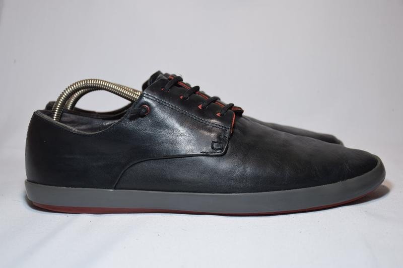 Herren Camper Absätze Schwarz Leder 44.5