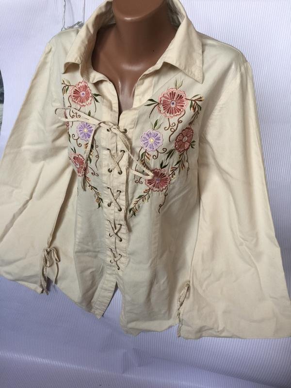 Damen Hemd Beige 42 / XL / 50