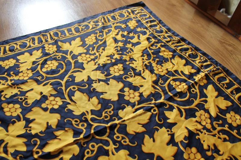 Women Aquascutum Scarf Navy One size