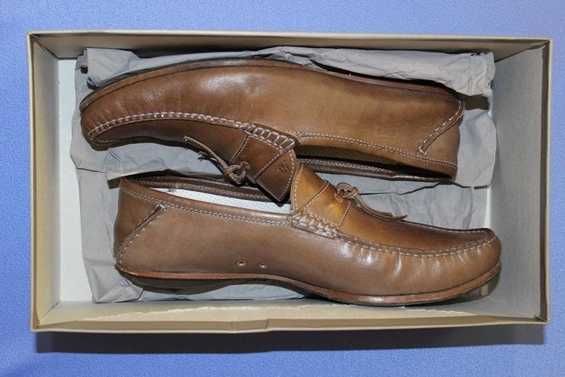 Herren Alberto Guardiani Slipper Braun Leder 40