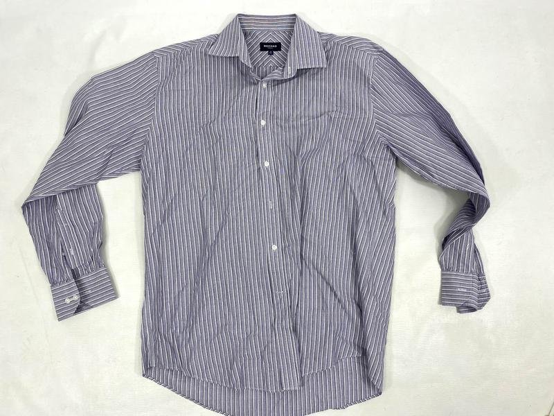 Homme Rochas Chemise Bleu Coton 42 / XL / 50