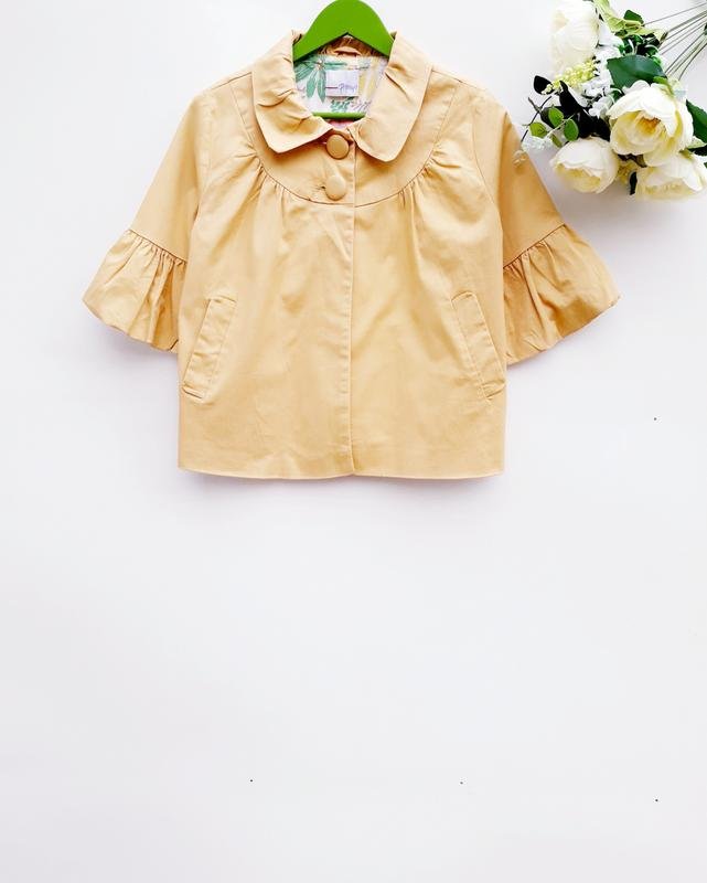 Women Papaya Jacket Yellow Cotton 40 / L / 48