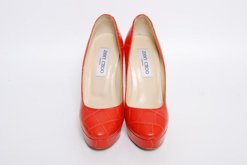 Damen Jimmy Choo Absatzschuhe Koralle 36.5
