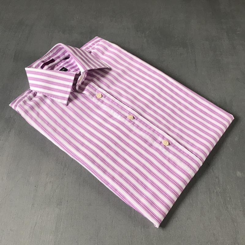 Мужской Paul Smith Рубашка Белая Хлопок 36 / S /