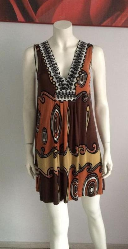 Damen Tibi Kleid Senfgelb Seide 36