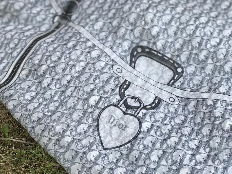 Damen Dior Schal Silber Einheitsgröße